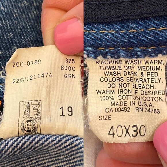 Vintage Lee Riders Jeans - Picture 4 of 4